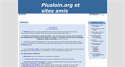 Desktop Screenshot of plusloin.org