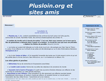 Tablet Screenshot of plusloin.org